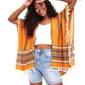 Ardene Mustard Kimono